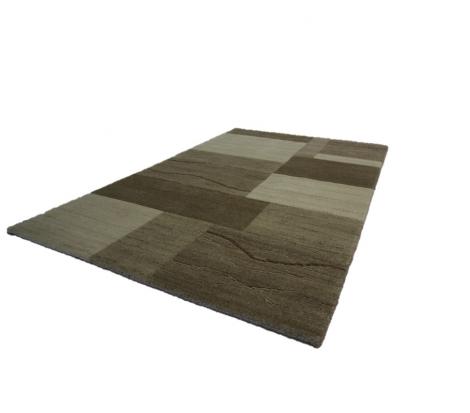 Preview: Nepal beige braun gemustert 170 x 120 cm